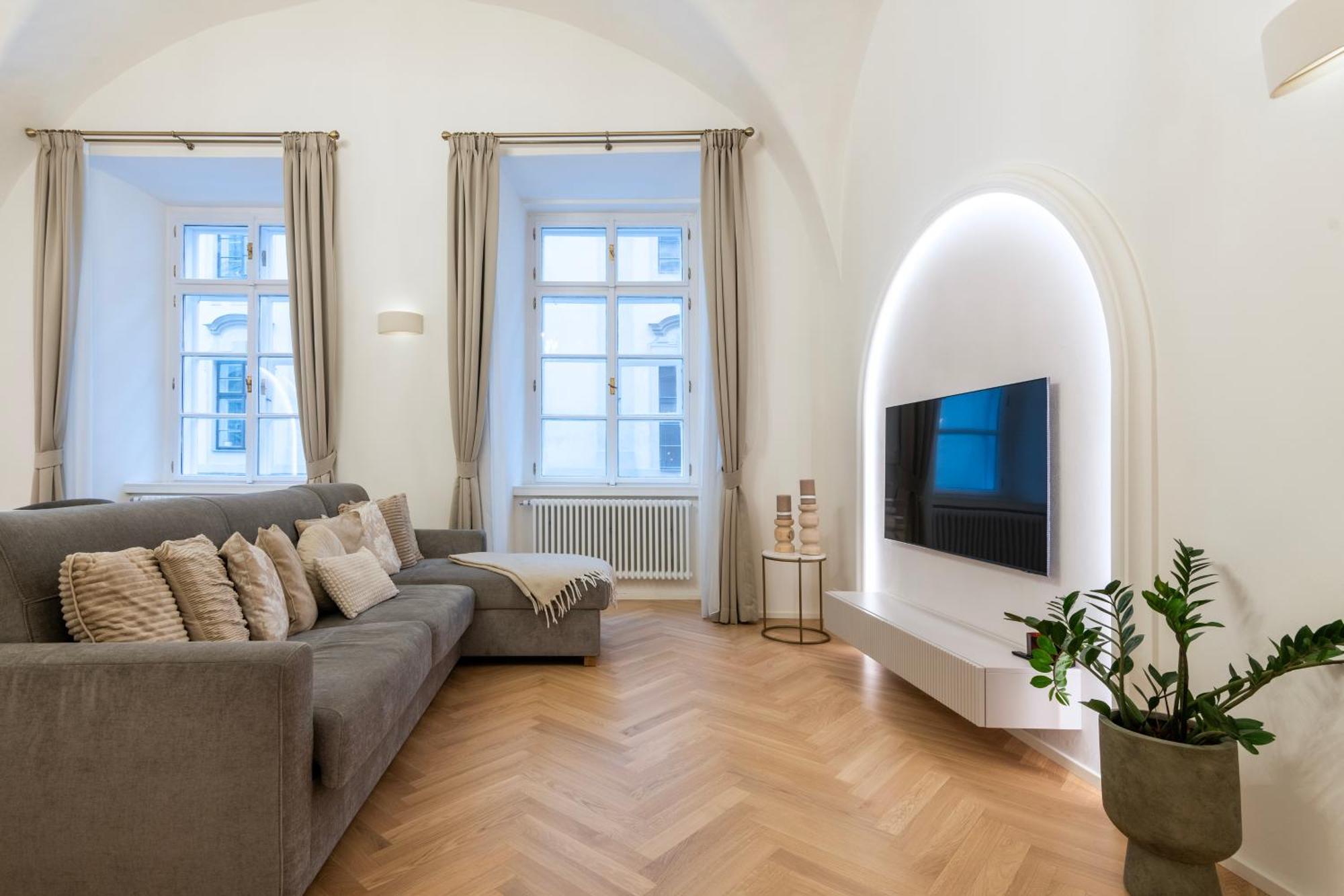 Arch Iv. Lejlighed Prag Eksteriør billede