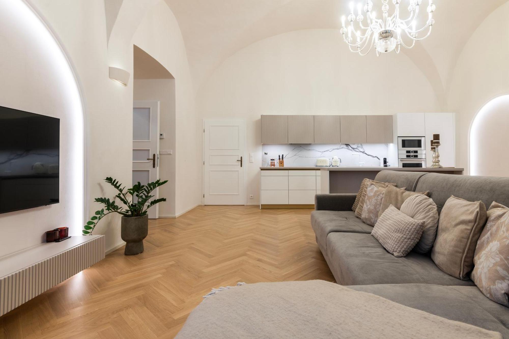 Arch Iv. Lejlighed Prag Eksteriør billede