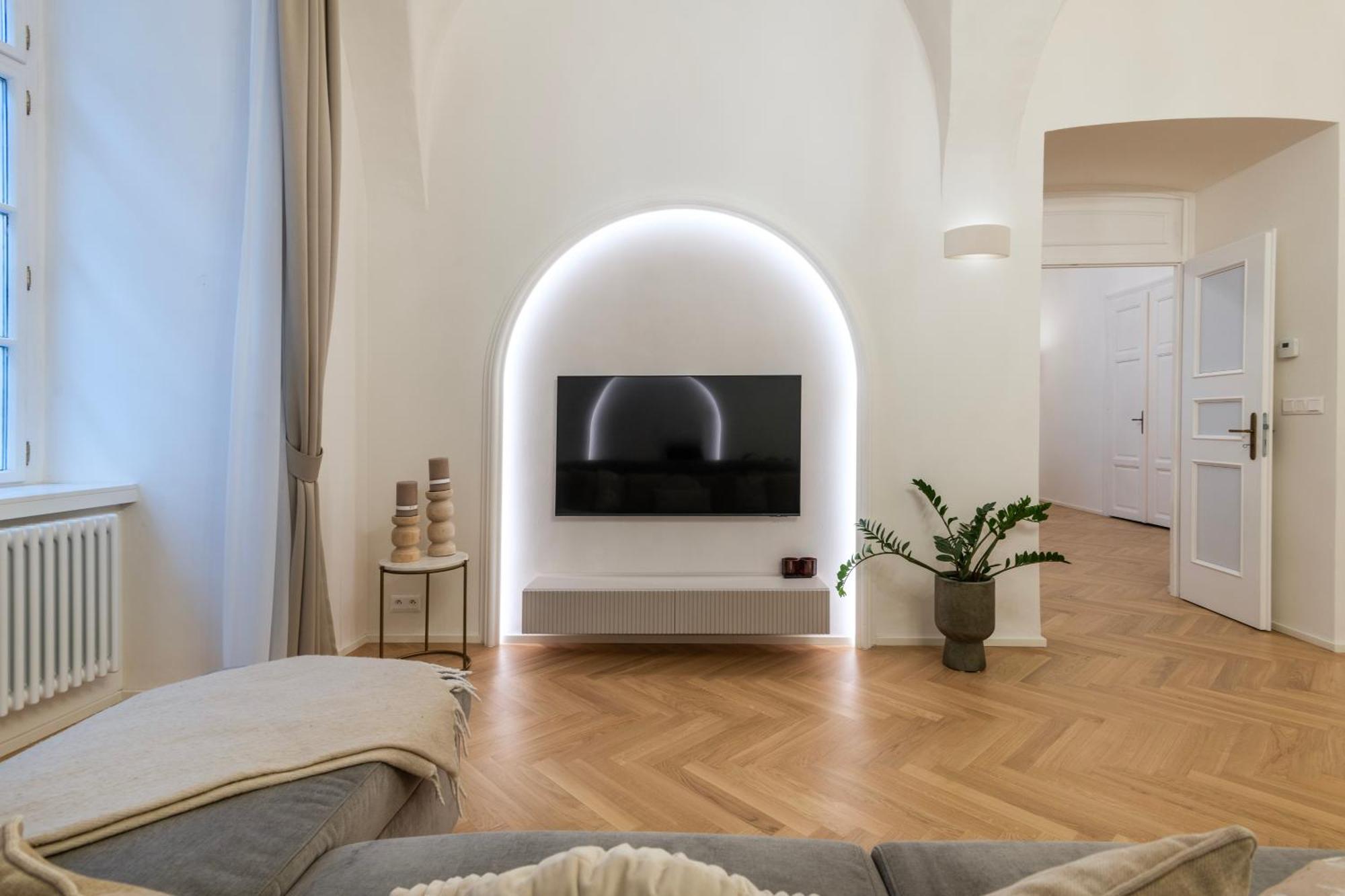Arch Iv. Lejlighed Prag Eksteriør billede